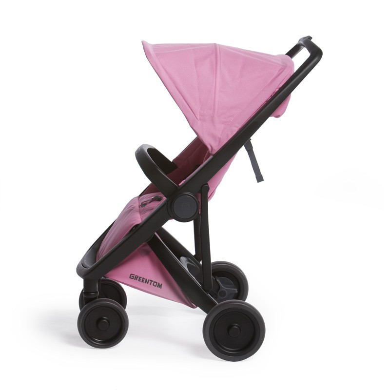 Greentom Wózek Upp Classic Czarny-Różowy od 6m+