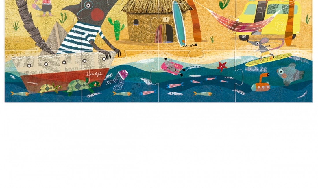 Londji Puzzle Trzy Małe Świnki 100el 3+