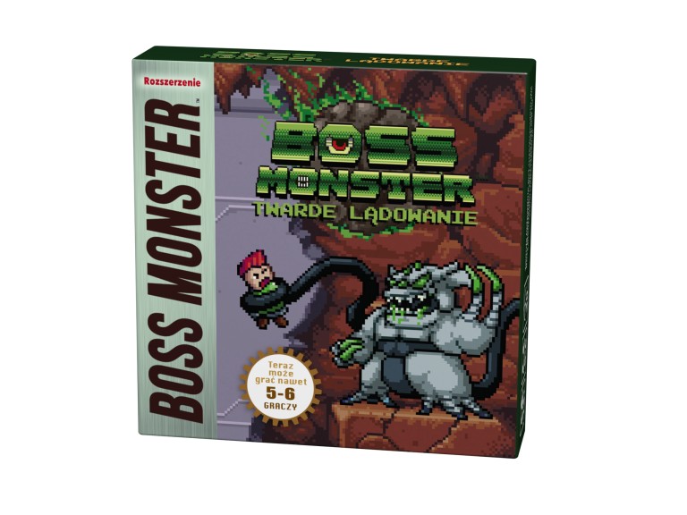 Boss Monster Twarde Lądowanie Dodatek - Gry Strategiczne 12+