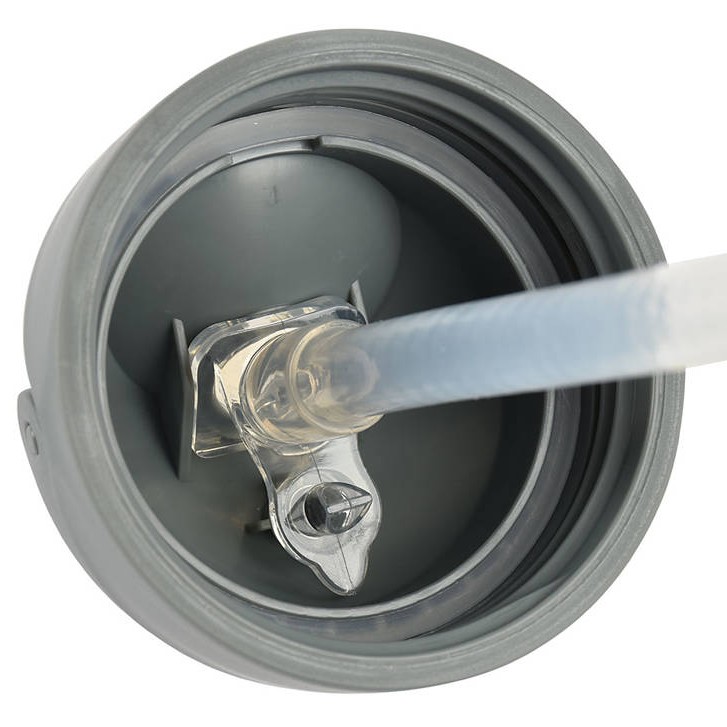 Beaba Kubek Niekapek ze Słomką 300ml Mineral Grey 8m+