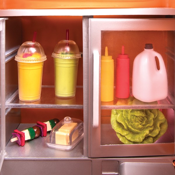 Our Generation Food Truck Grill To Go z akcesoriami 3+