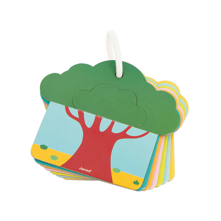 Janod, Karty sensoryczne Sawanna 7 elementów 12 m+