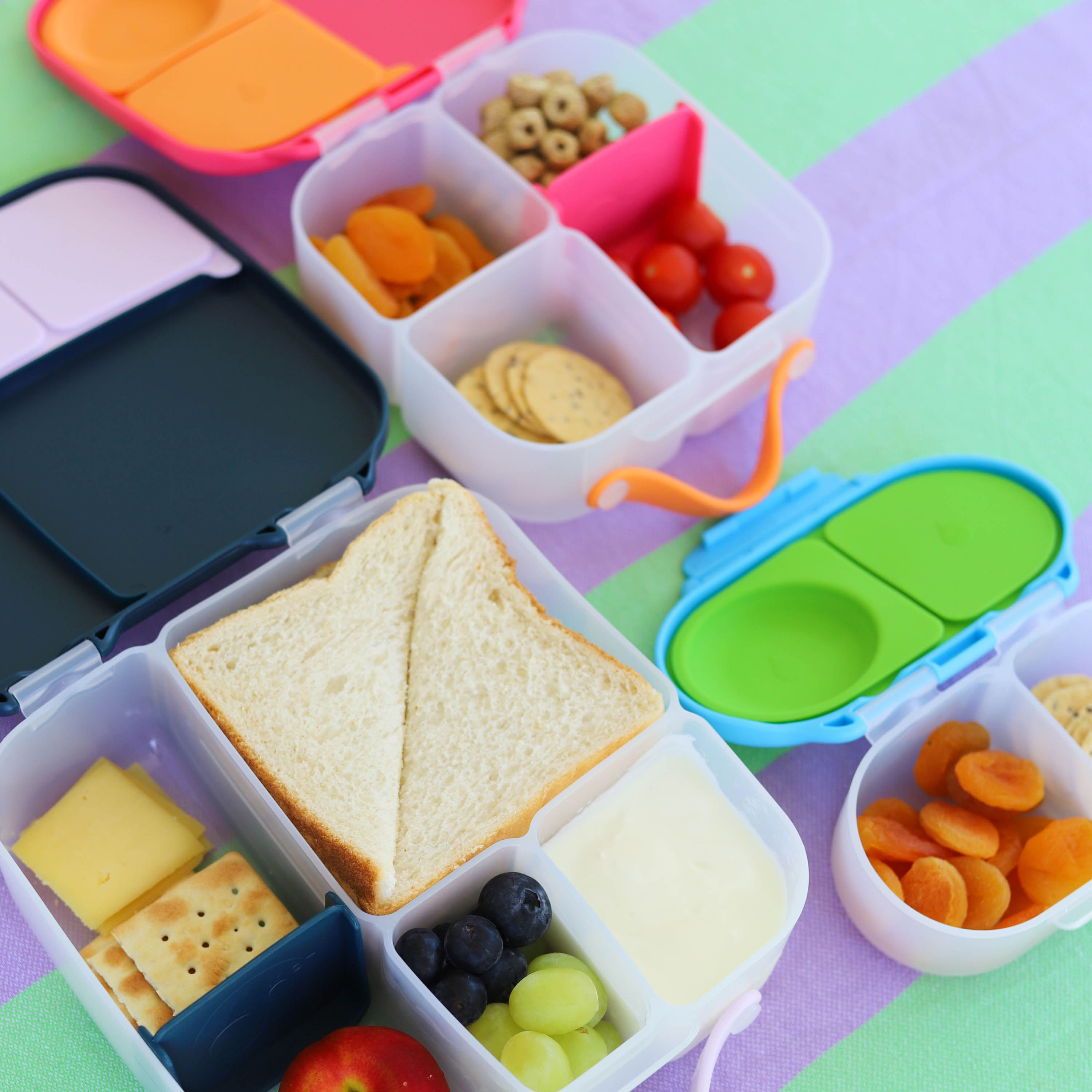 B.box Mini Lunchbox - Blue Slate 12m+