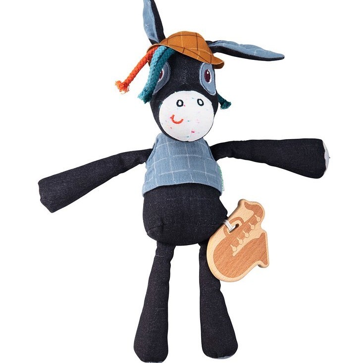 LILLIPUTIENS Przytulanka z pozytywką Osiołek Ignace 0m+