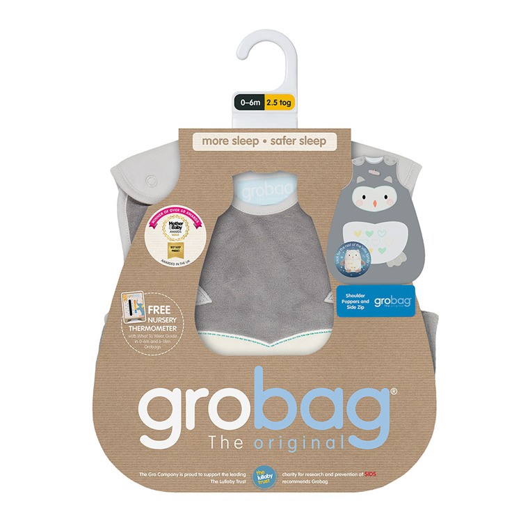 Gro Company Śpiworek Grobag Ollie The Owl 2,5 tog 0-6 m-cy