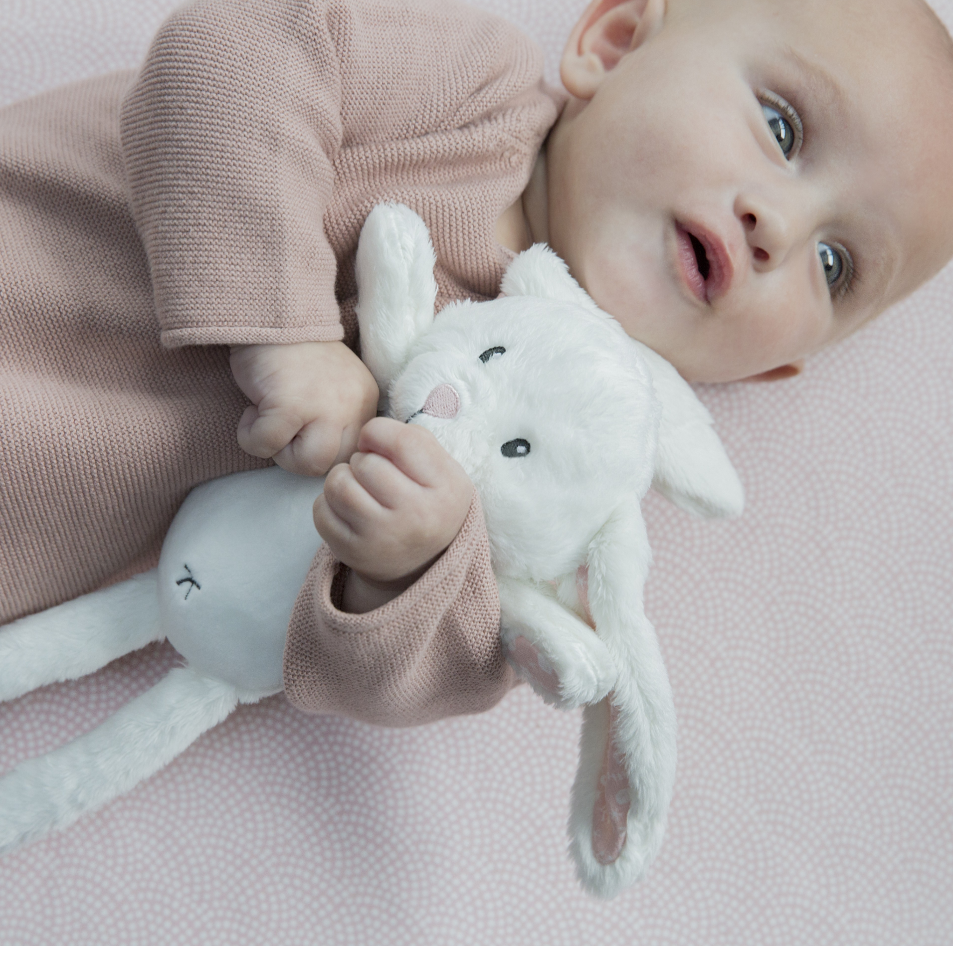 Little Dutch, Przytulanka króliczek 40cm Pink Adventure