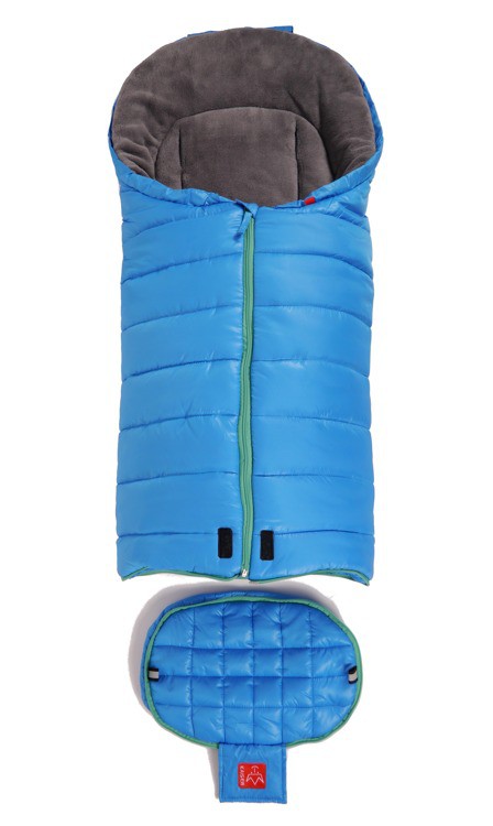 Kaiser Śpiworek SHINNY zielony z zielonym zamkiem 0+