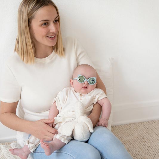 Ki ET LA, Okulary przeciwsłoneczne Ours'on 0-1 Silver blue