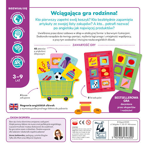 Gra edukacyjna Zakupy Kapitan Nauka 3+