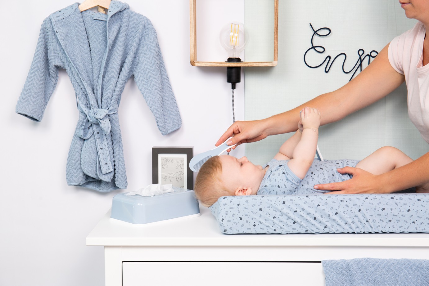 Bebe-Jou Szczoteczka i Grzebyk Fabulous Celestial Blue