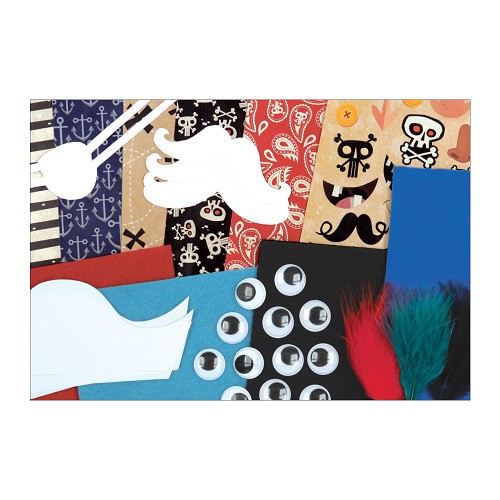 Mudpuppy Kreatywny Zestaw do Robienia Pacynek Piraci 4+