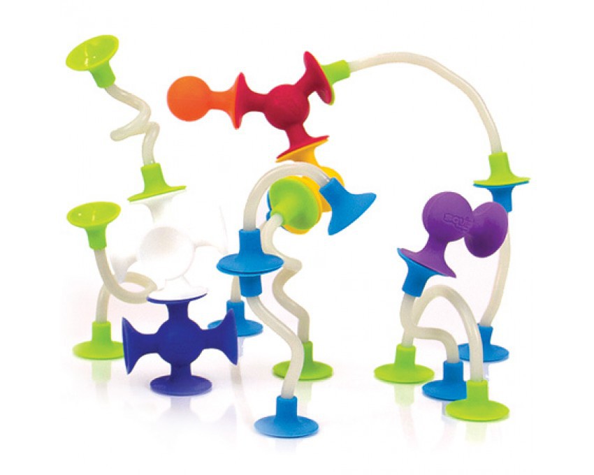 Fat Brain Toys Squigz Benders Mały Zestaw Przyssawki 1+