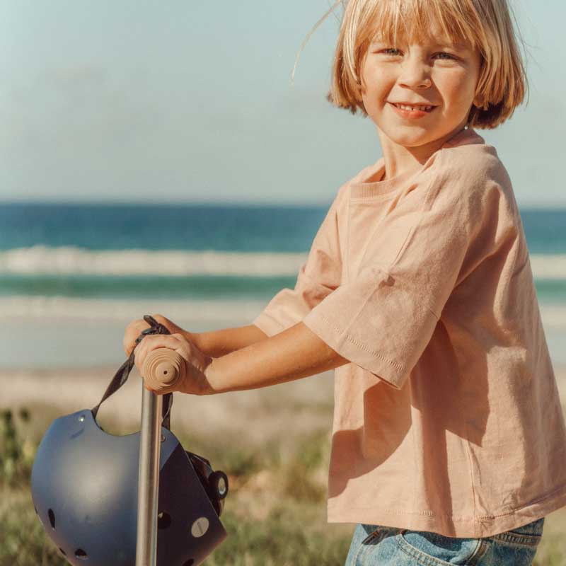 Banwood Kask rowerowy dziecięcy granatowy 50-54cm 3+ lat