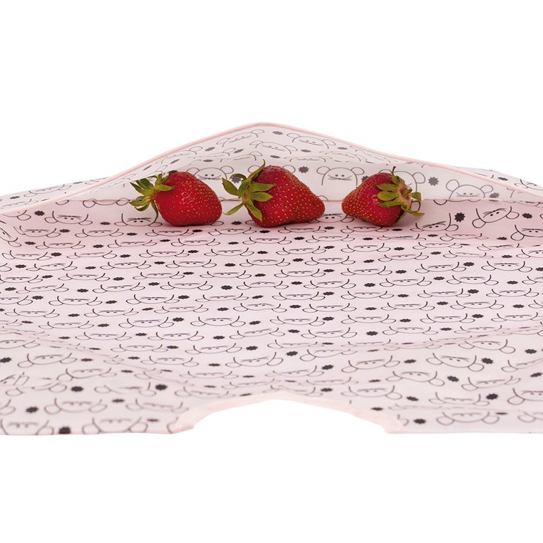 Lassig Śliniak z długim rękawem Little Chums Mysz 12-24 m