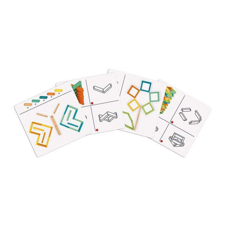 Janod Drewniane Klocki Konstrukcyjne 60el 3+