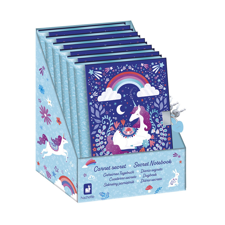 Janod Sekretny Pamiętnik na Kłódkę Jednorożce Kraina Snów 6+