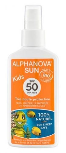 Alphanova Sun KIDS Bio Spray SPF 50+ | Ochrona dla dzieci 125g