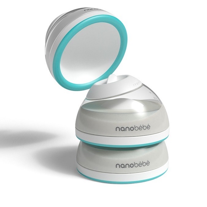 Nanobebe, Butelka do karmienia / przechowywania pokarmu 150 ml 3 szt - szara