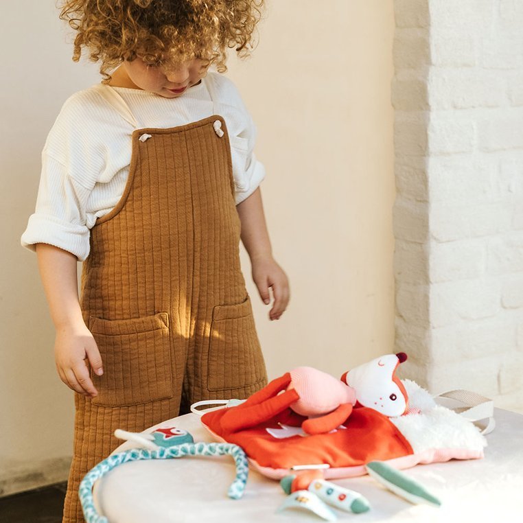 Lilliputiens, Torba lekarska z przytulanką i 6 akcesoriami Lisiczka Alice 18 m+