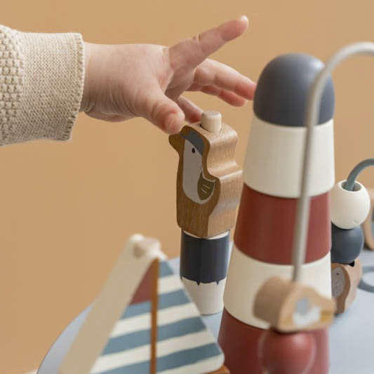 Little Dutch Stolik Edukacyjny Sailors Bay Drewniany 12m+