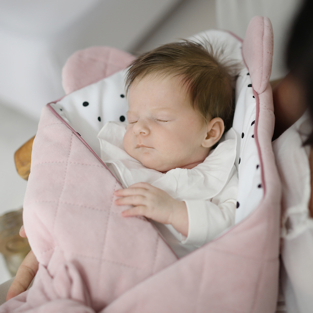 Sleepee Rożek Niemowlęcy Royal Baby Pink 0+
