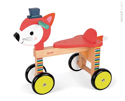 Janod Rowerek Czterokołowy Lisek Baby Forest 1+