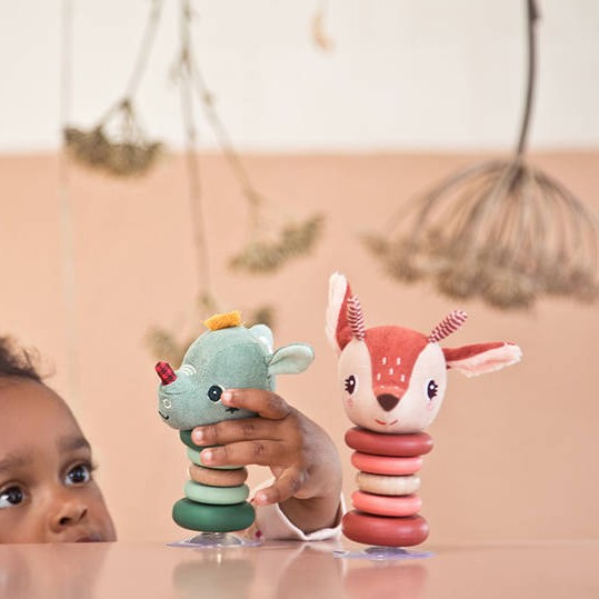 Lilliputiens Grzechotka Smok Joe z przyssawką 6m+