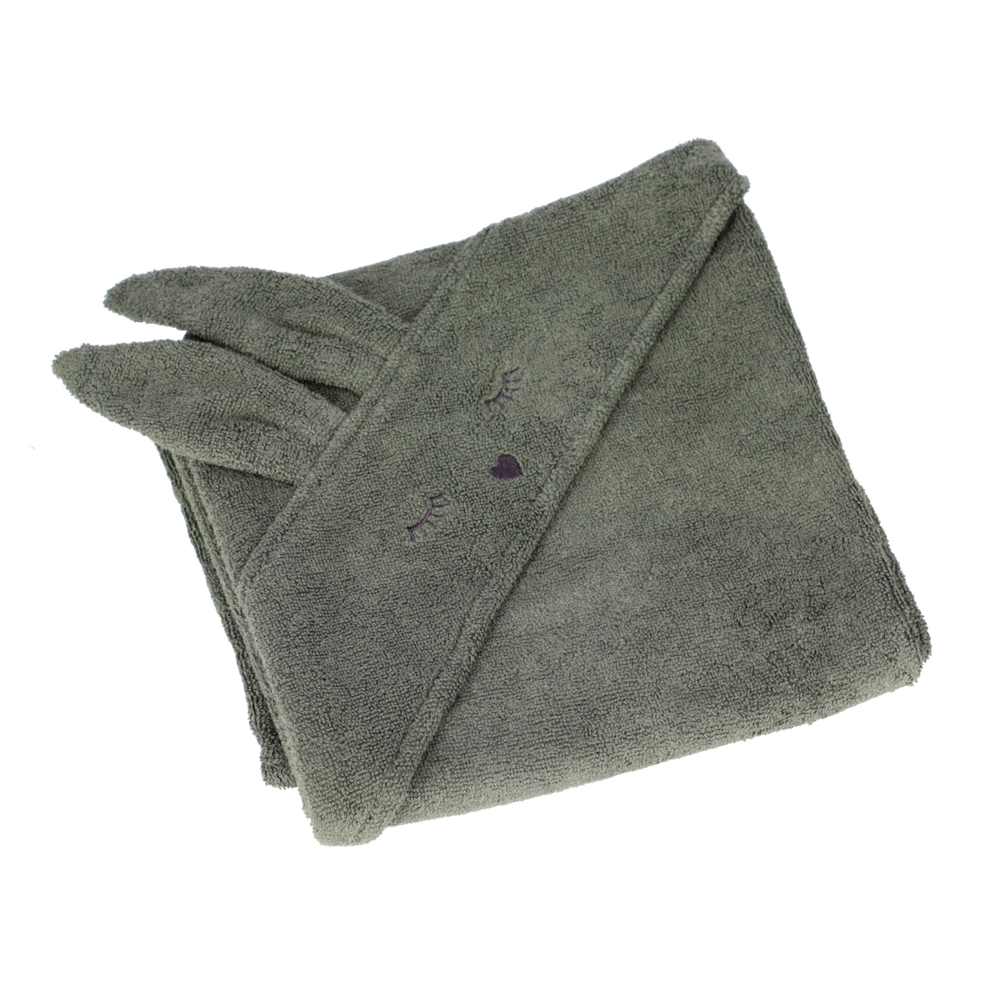 Samiboo Bambusowy ręcznik króliczek Khaki 80x80 cm