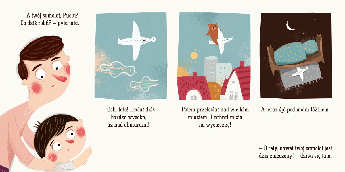 Pucio Mówi Dobranoc Książeczka Edukacyjna 1+