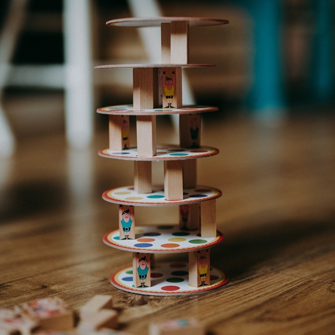 Janod Gra zręcznościowa Akrobaci 3+