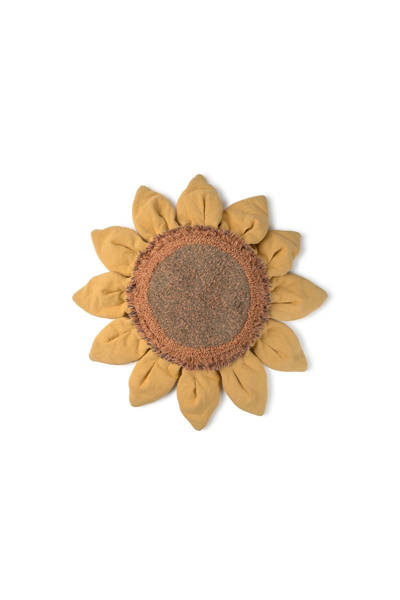 Lorena Canals Poduszka podłogowa Słonecznik Farm 90×90 cm 