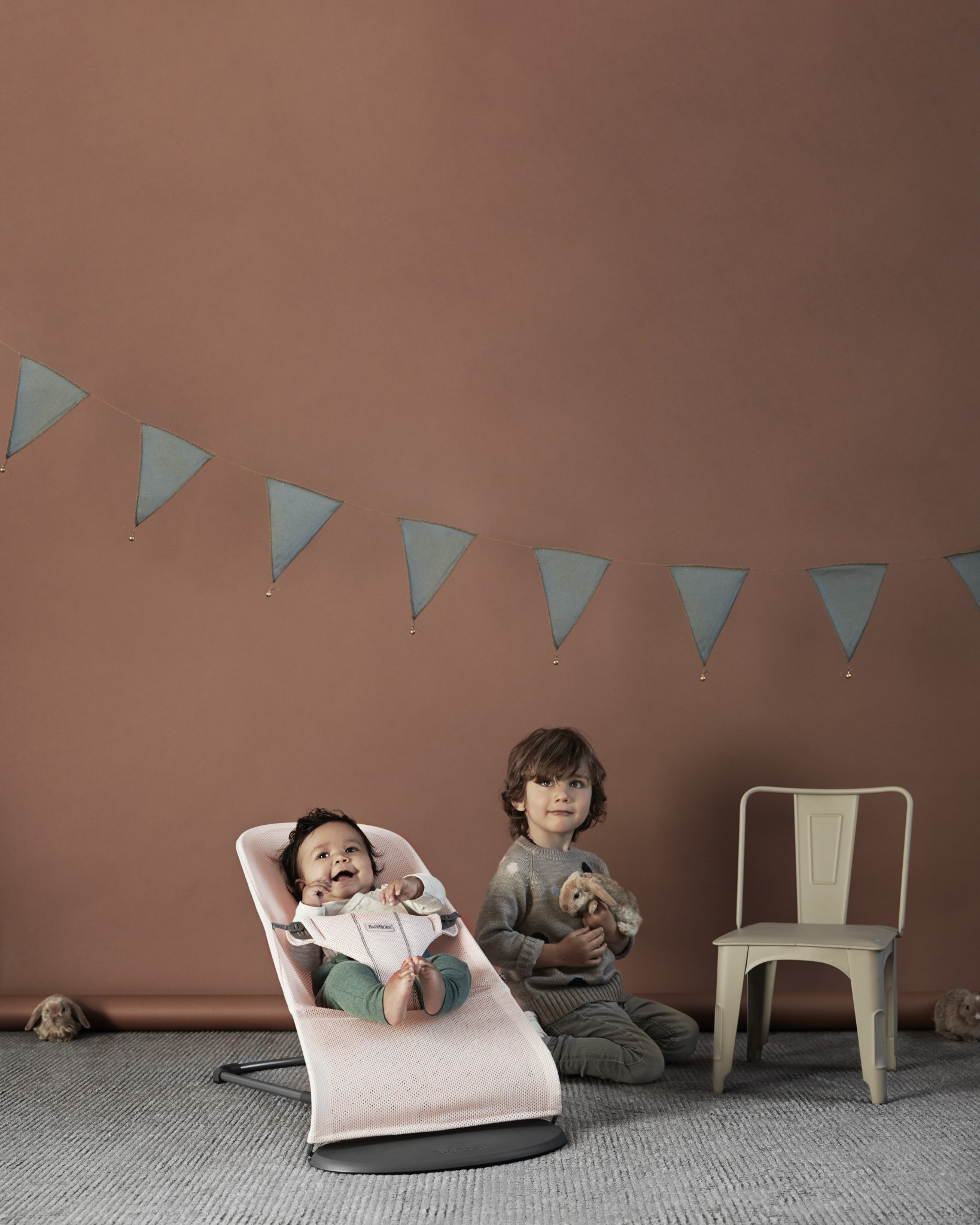 BabyBjorn Leżaczek Bliss Mesh Pudrowy Róż 0+