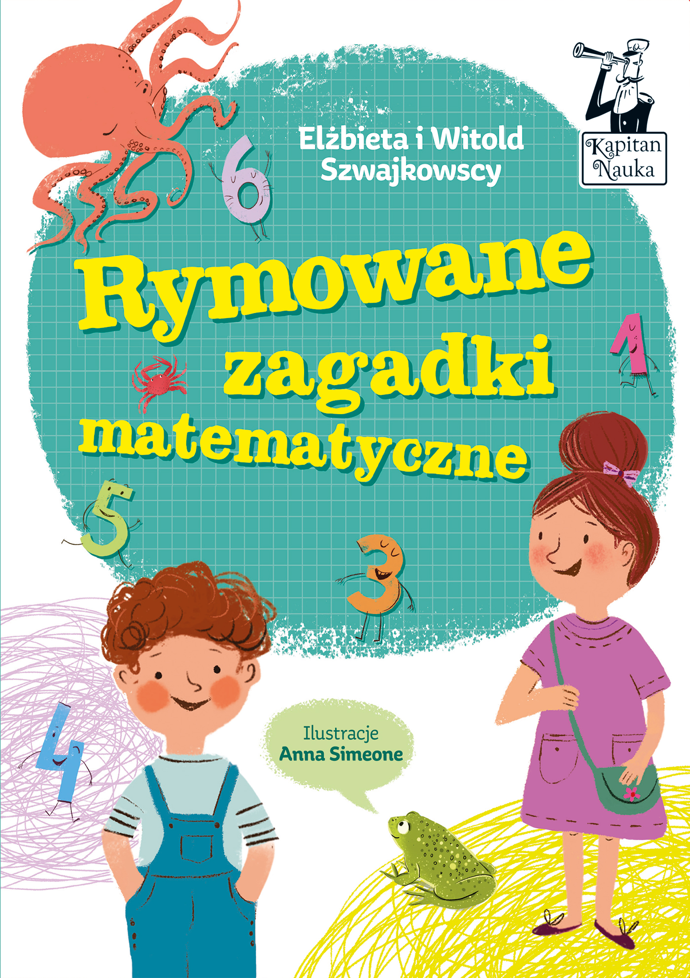 Kapitan Nauka Rymowane Zagadki Matematyczne 3+ | Książka Edukacyjna