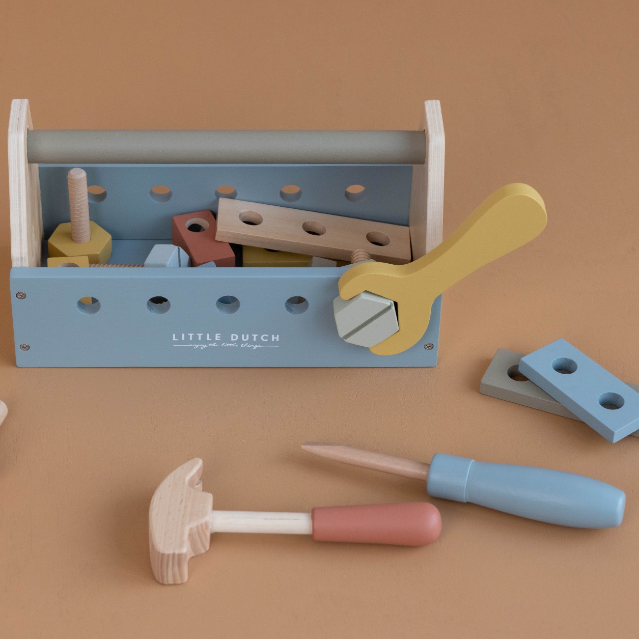 Little Dutch Zestaw Majsterkowicza Drewniany 20el 2+