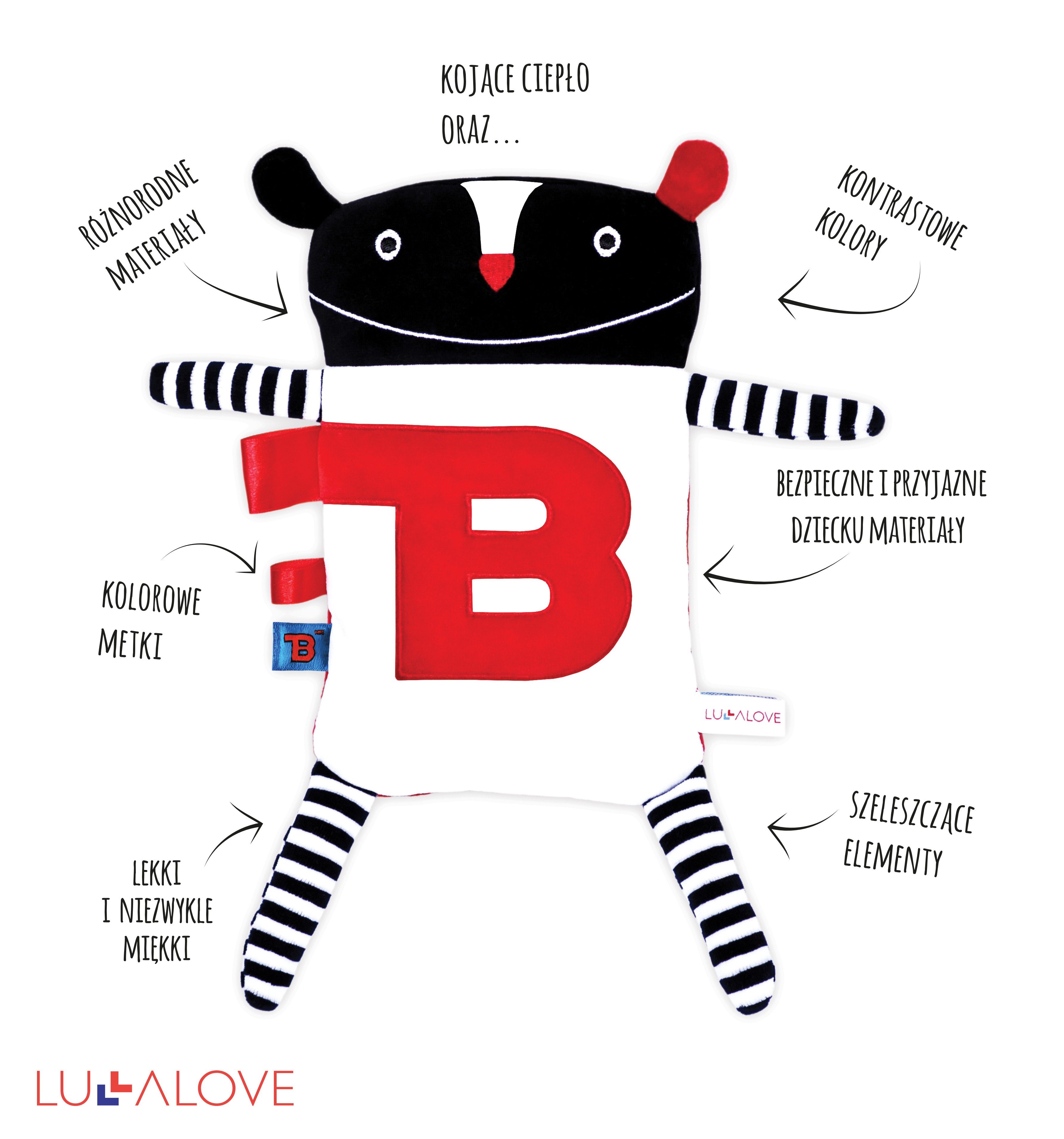 Lullalove Termofor Sensoryczny MR B Kontrast 0+