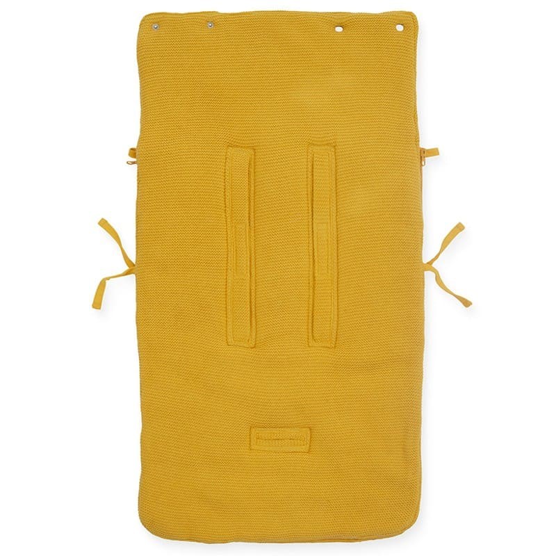 Jollein Śpiworek Basic Knit OCHER do wózka/fotelika 0+