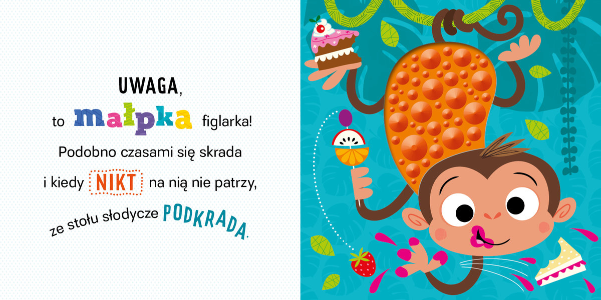 Wilga Uwaga! Tygrys Książeczka Sensoryczna 0+