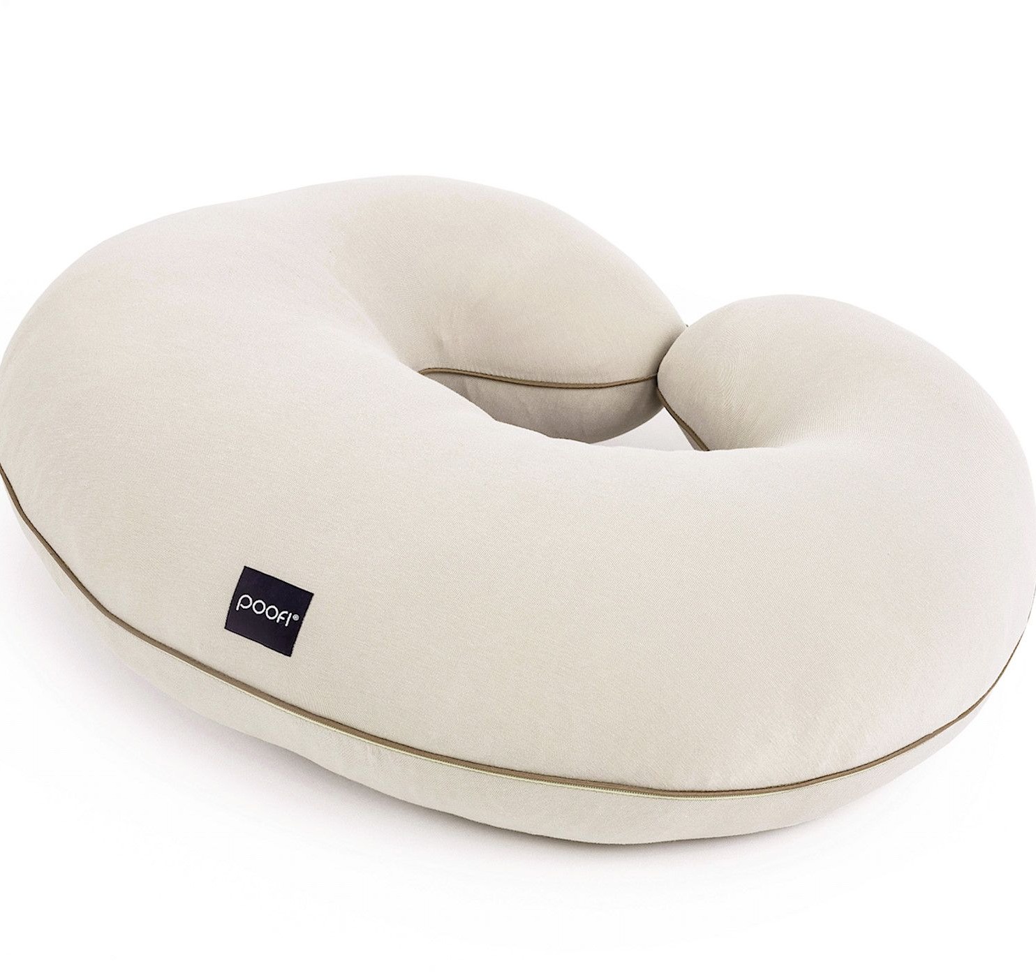 Poofi Poduszka do karmienia Organic - latte 50x60cm
