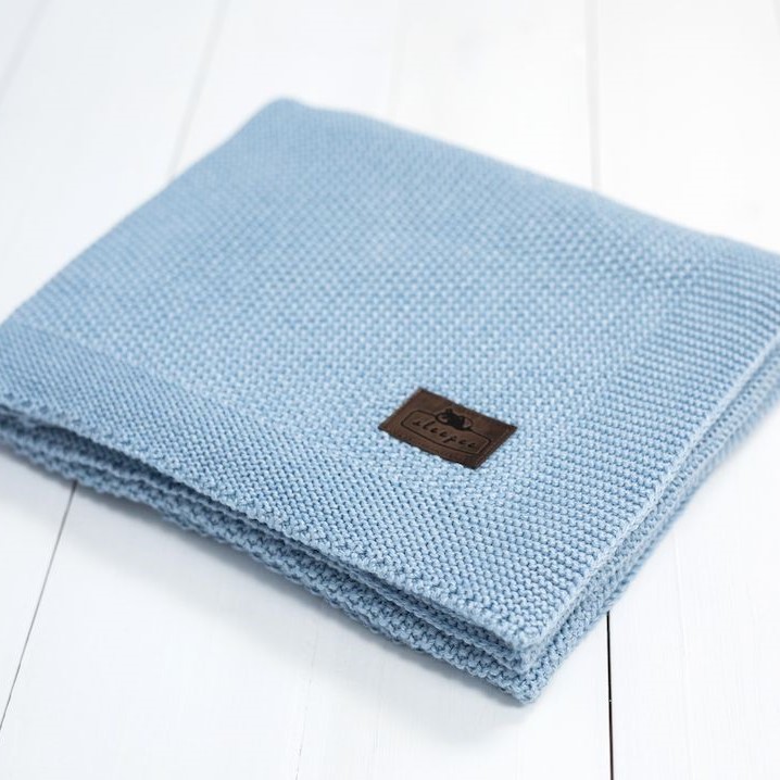 Sleepee Kocyk Bamboo Touch Baby Blue 70x90 cm