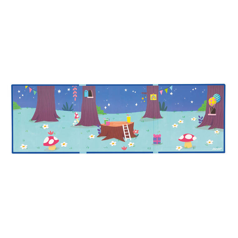 Janod Magnetyczna układanka Przyjęcie w lesie 3+