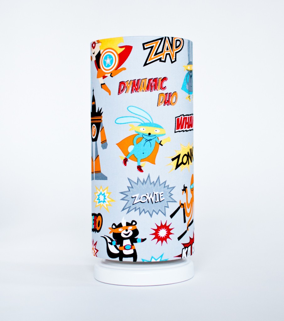 Lamps&Co Lampka Nocna Superbohaterowie Drewno 1+