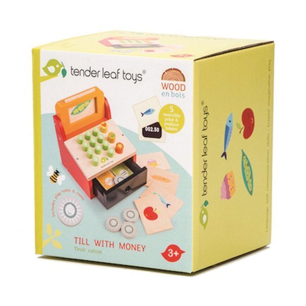 Tender Leaf Toys Drewniana Kasa Sklepowa 3+