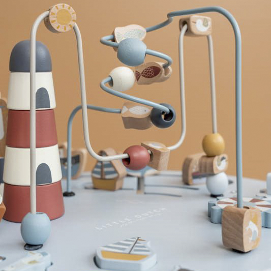 Little Dutch Stolik Edukacyjny Sailors Bay Drewniany 12m+
