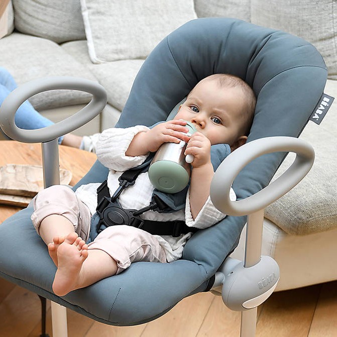 Beaba Bidon Termiczny ze Słomką 250ml Sage Green 8m+