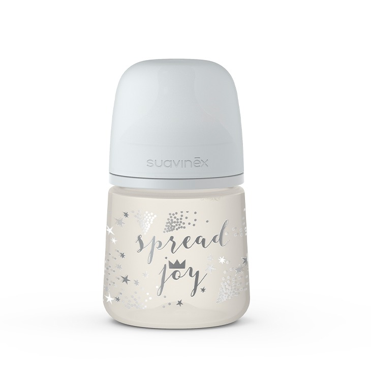 Suavinex, Butelka SX PRO Spread Joy 150ML Szara Korona