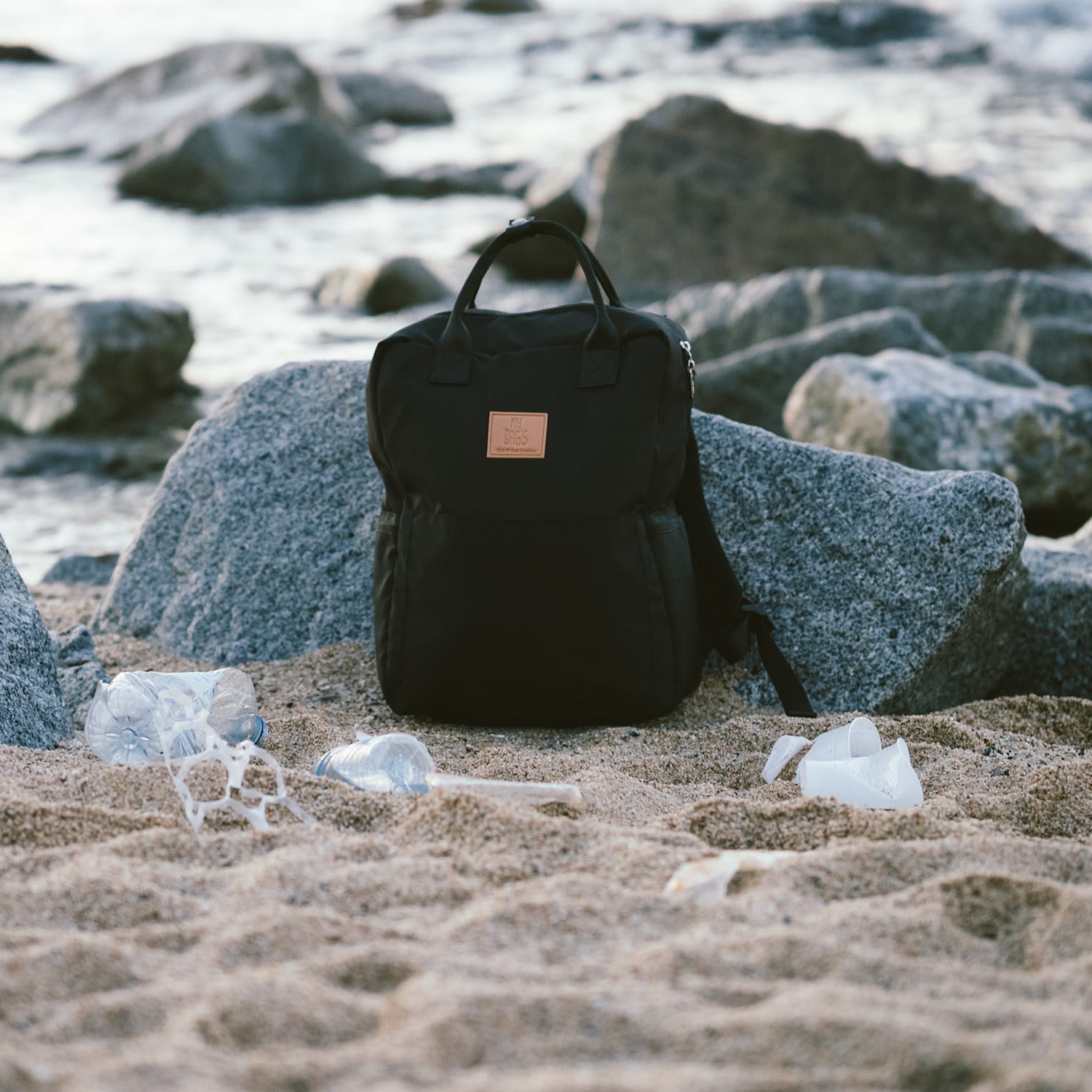 My Bag's Plecak Master Bag Eco Black - Torba Rodzica