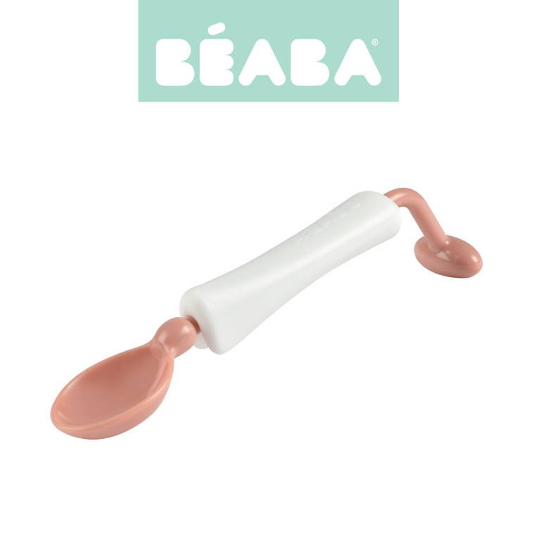 Beaba Łyżeczka 360° Old Pink 8m+