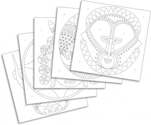 Djeco Zestaw Artystyczny Maski Indian 6+