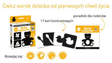 Świat Malucha A kuku! Karty Kontrastowe + Poradnik 0+