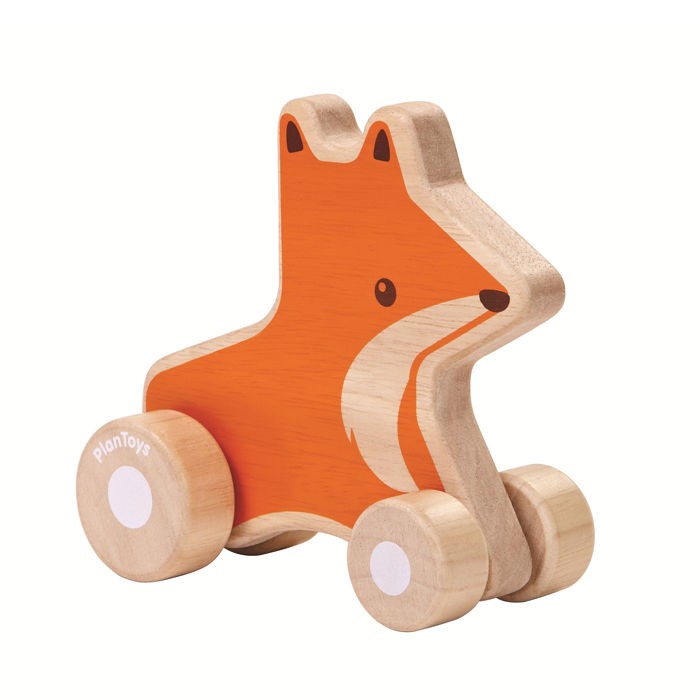 Plan Toys Lis na kółkach 12m+